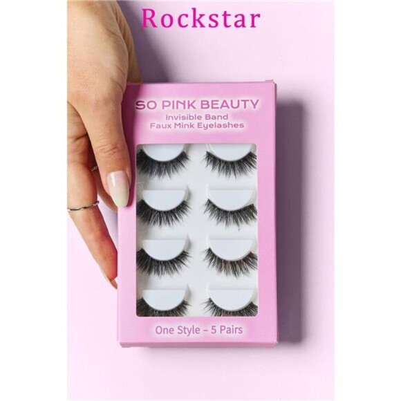 SO PINK BEAUTY Faux Mink Eyelashes 5 Pairs - Picture 3 of 14